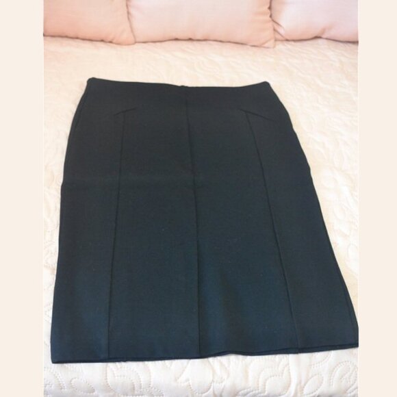 Ann Taylor Black Pencil Skirt Size 4 - Picture 1 of 8
